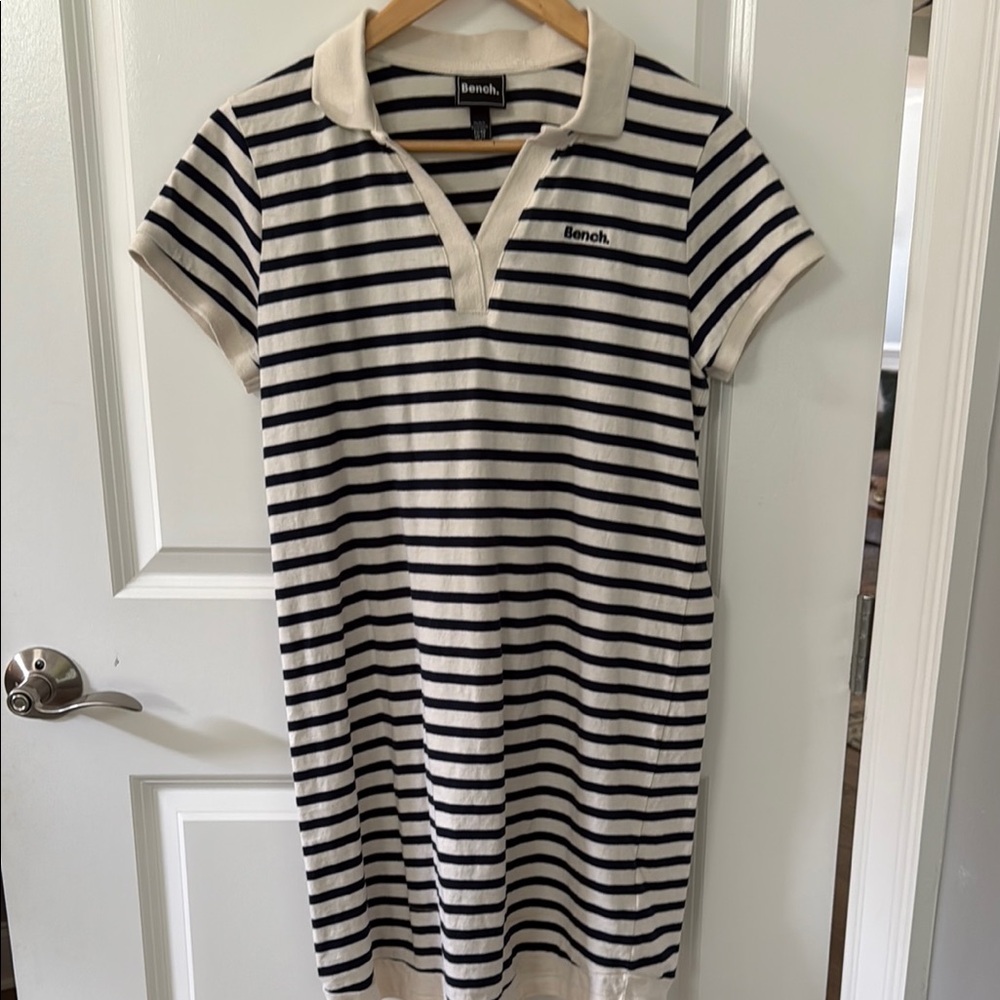 Bench. Black and White Polo Mini Dress
